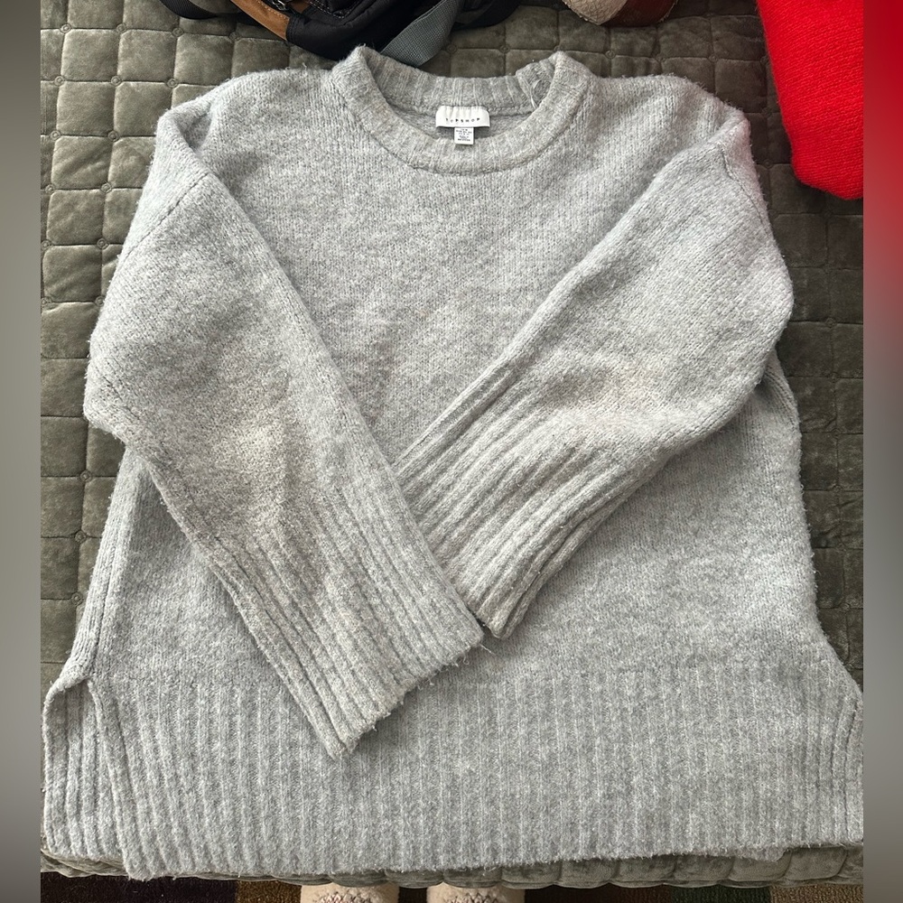 Topshop gray sweater women’s medium